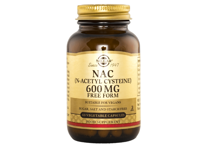Solgar NAC (N-Acetyl L-Cysteine) 600 mg 60 kapslar | Naturoteket.se