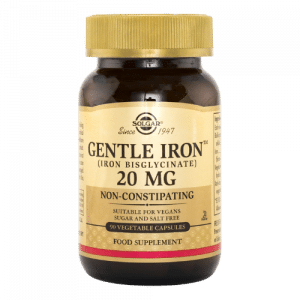 Solgar Gentle Iron 20 mg 90 kapslar