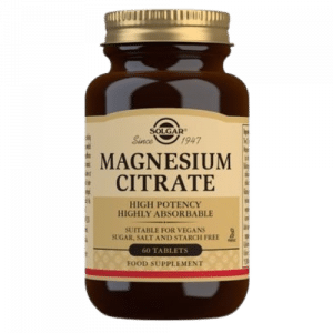 Solgar Magnesium Citrate 60 tabletter