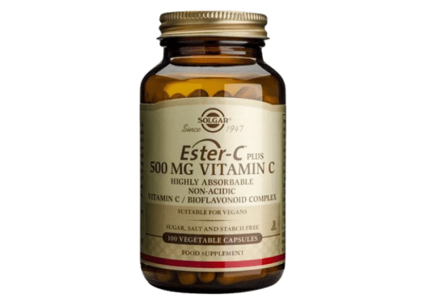 Solgar Ester C Plus 500 mg, 100 kapslar