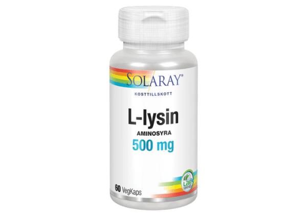 Solaray L-Lysin 500 mg 60 kapslar