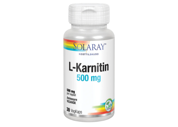 Solaray L-Karnitin 500 mg 30 kapslar