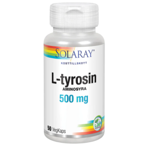 Solaray L-Tyrosin 500 mg 50 kapslar