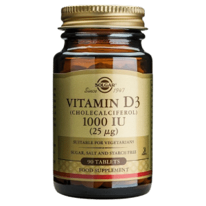 Solgar Vitamin D3 1000 IU (25 µg) 90 tabletter