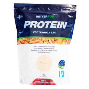 Better You Ärt & Havreprotein 1Kg/Jordgubb/Hallon