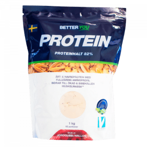 Better You Ärt & Havreprotein 1Kg/Jordgubb/Hallon