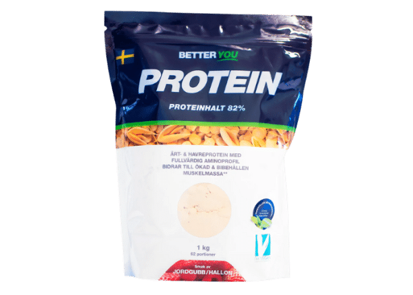 Better You Ärt & Havreprotein 1Kg/Jordgubb/Hallon