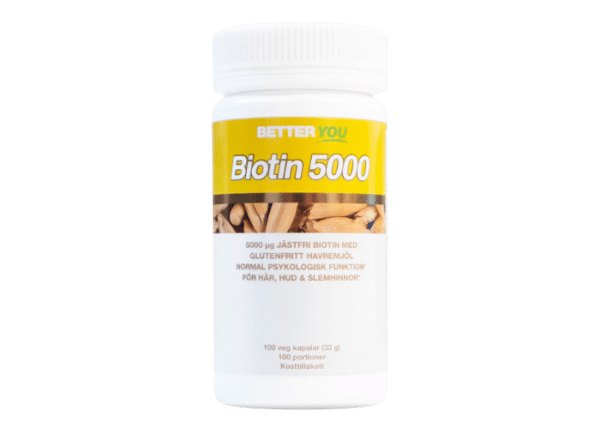 Better You Biotin 5000 100 kapslar