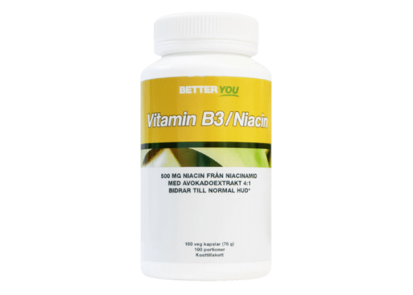 Better You Vitamin B3 / Niacin 100 kapslar
