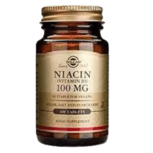 Solgar Niacin Vitamin B3 100 mg 100 tabletter