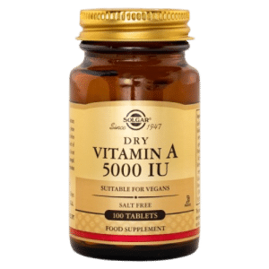 Solgar Dry Vitamin A 5000 IU 100 tabletter