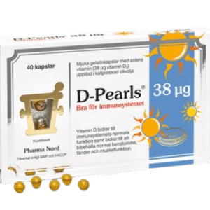 Pharma Nord D-pearls 38 µg 40 kapslar