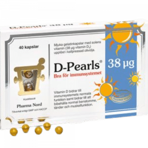 Pharma Nord D-pearls 38 µg 40 kapslar