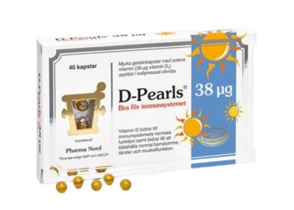 Pharma Nord D pearls 38 µg 40 kapslar