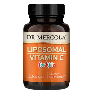 Dr. Mercola Liposomal C-vitamin för Barn 30 kapslar
