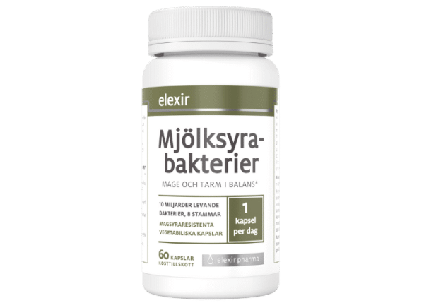 Elexir Pharma Mjölksyrabakterier 60 kapslar