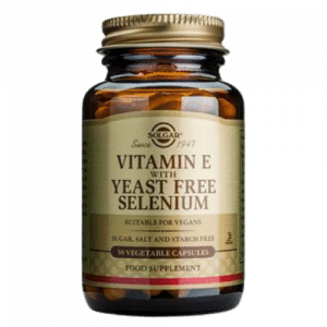 Solgar Vitamin E + Selenium 50 kapslar