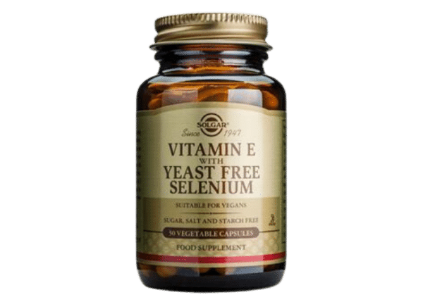 Solgar Vitamin E + Selenium 50 kapslar