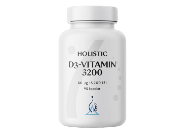 Holistic D3-vitamin 3200, 90 kapslar