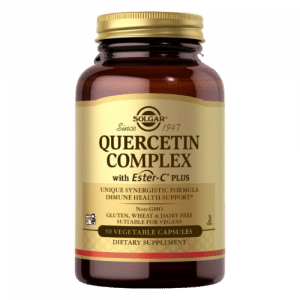 Solgar Quercetin Complex+Ester-C Plus 50 kapslar