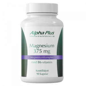 Alpha Plus Magnesium 375mg, 90 kapslar