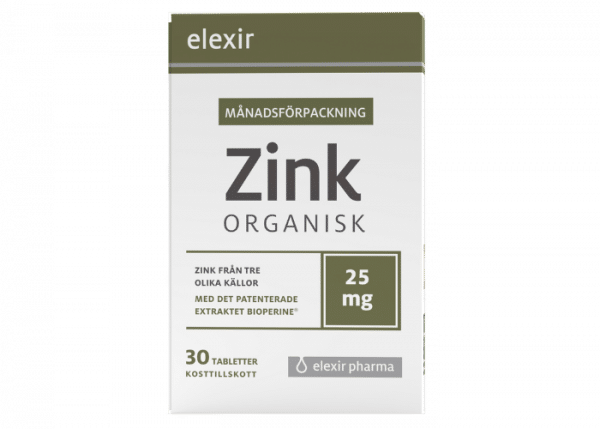 Elexir pharma Zink, 30 tabletter