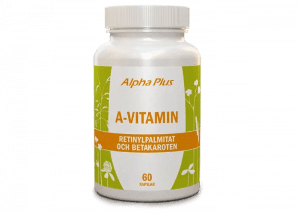 Alpha Plus A-vitamin, 60 kapslar