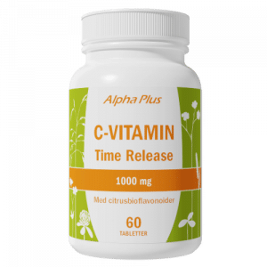 Alpha Plus C-vitamin Time Release 1000mg, 60 tabletter