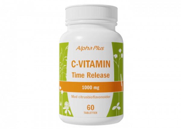 Alpha Plus C-vitamin Time Release 1000mg, 60 tabletter