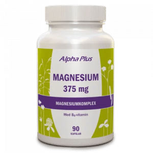 Alpha Plus Magnesium 375mg, 90 kapslar