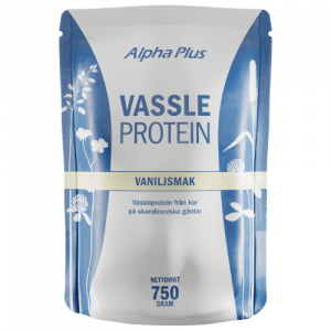 Alpha Plus Vassleprotein vaniljsmak, 750g