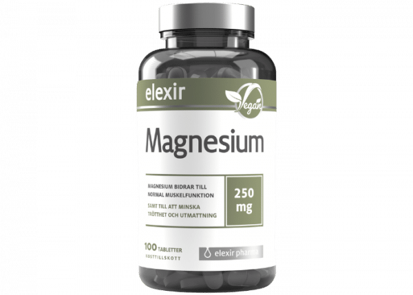 Elexir pharma Magnesium 250mg 100 tabletter