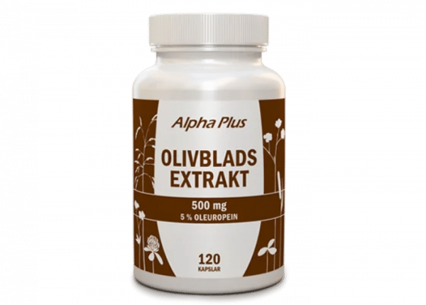 Alpha Plus Olivbladsextrakt, 120 kapslar