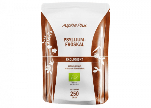 Alpha Plus Psylliumfröskal EKO, 250 g