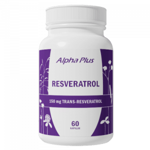 Alpha Plus Resveratrol, 60 kapslar