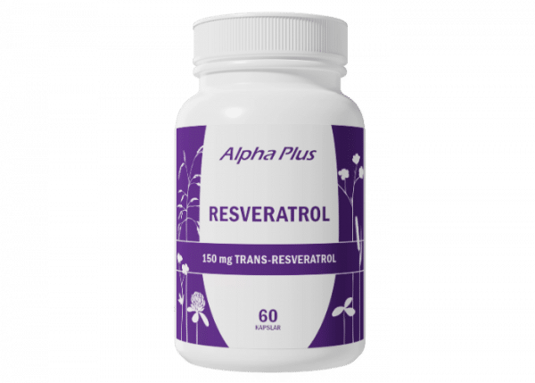 Alpha Plus Resveratrol, 60 kapslar
