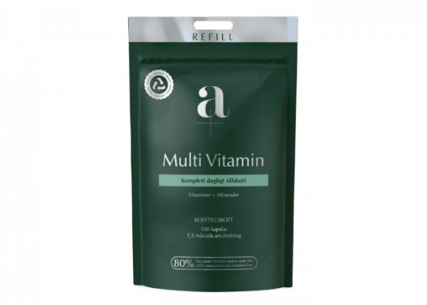A+ Multi Vitamin, 100 kapslar REFILL
