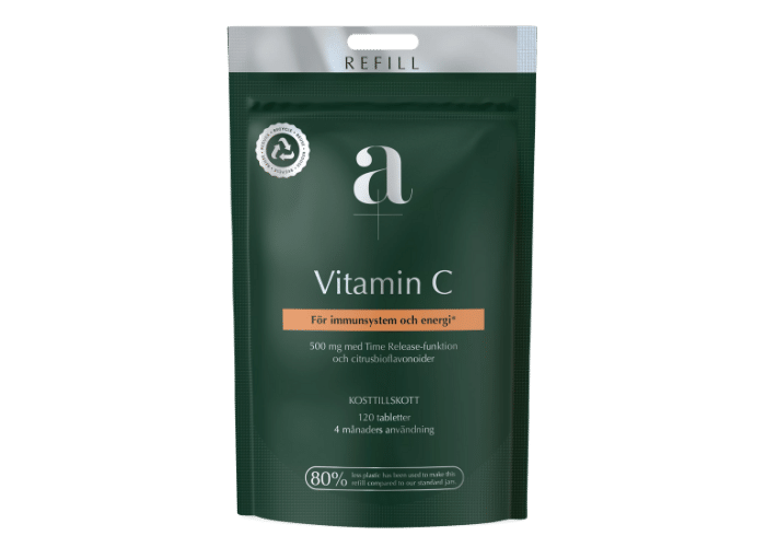 A+ Vitamin C Time Release, 120 tabletter REFILL