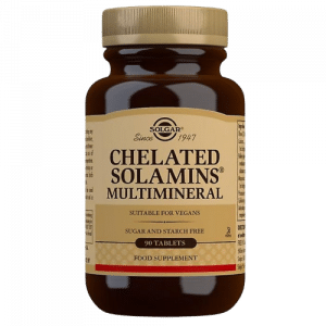 Solgar Chelated Solamins Multimineral 90 tabletter