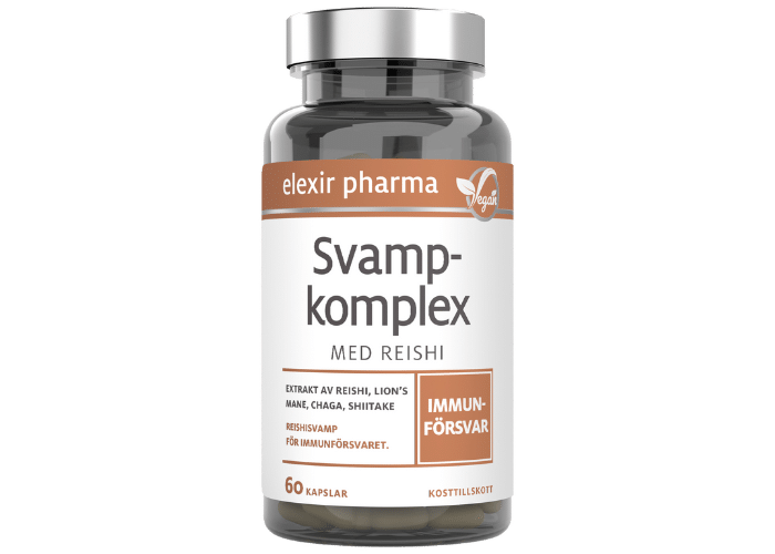 Elexir pharma Svamp Komplex med reishi 60 kapslar