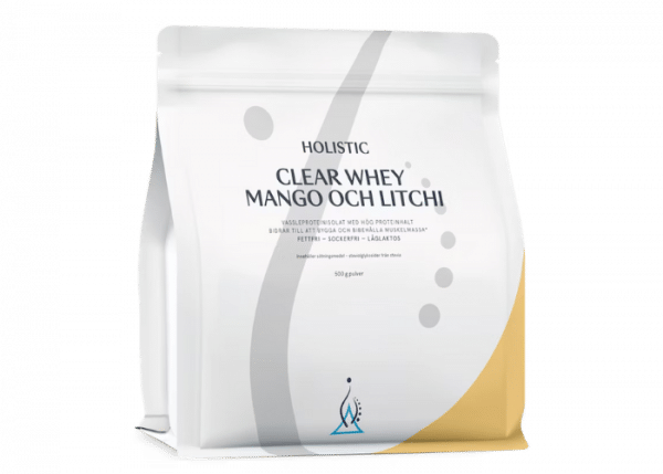 Holistic Clear Whey mango och litchi, 500g