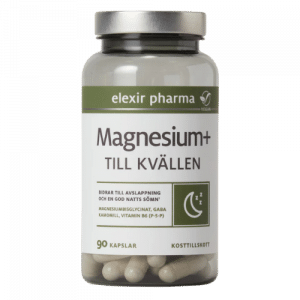 Elexir pharma Magnesium+ till kvällen 90 kapslar