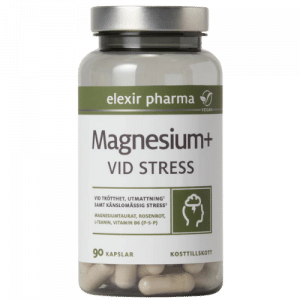 Elexir pharma Magnesium+ vid stress 90 kapslar