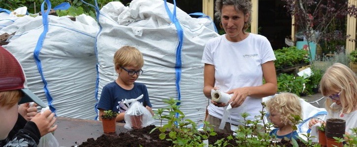 Børn og natur - et event på Naturplanteskolen