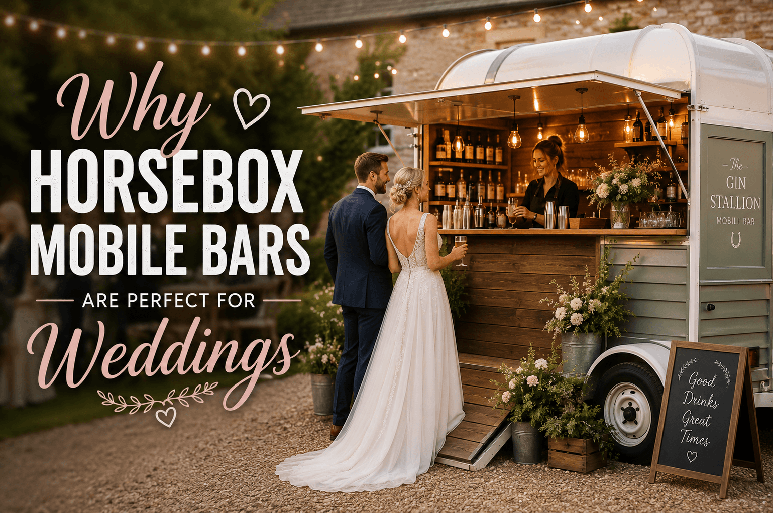 Why Horsebox Mobile Bars Are Perfect for Weddings