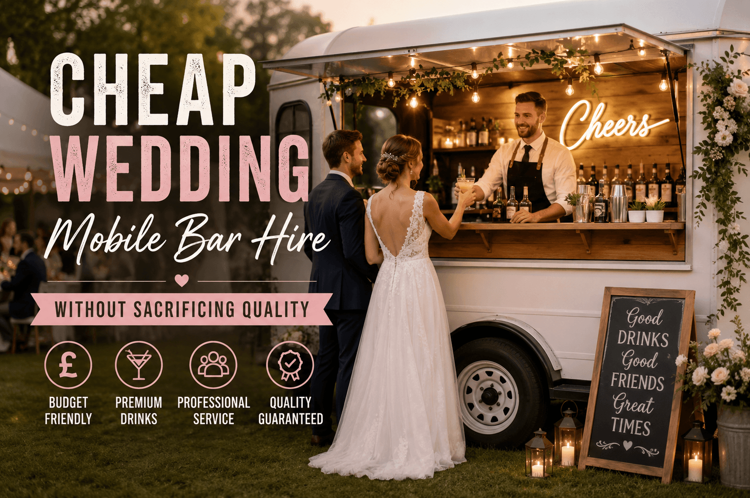 Cheap Wedding Mobile Bar Hire Without Sacrificing Quality