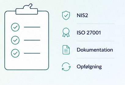 Illustration af compliance ift. IT-beredskab