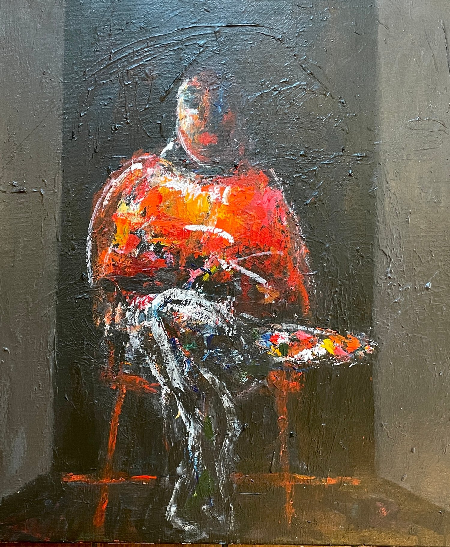 Gunleif_grube_værk_Painter_olie-paa-lærred_45x45