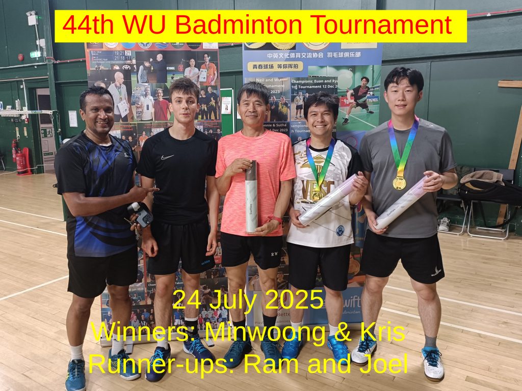 44th Wu Badminton Tournament winners