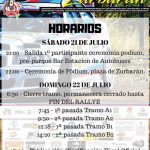 cartel hoarios